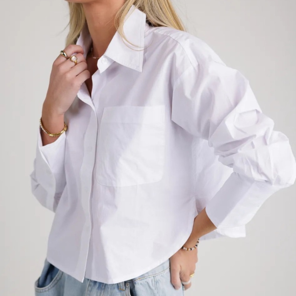 Bohme Neve Cropped Button-Up - Picture 2 of 3